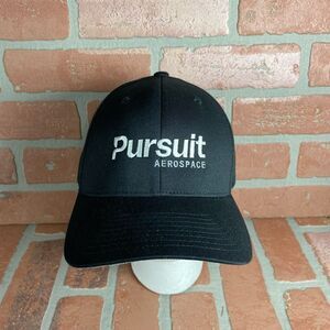 Pursuit Aerospace L/XL Hat Cap Black Plane Aerospace USA Flexfit